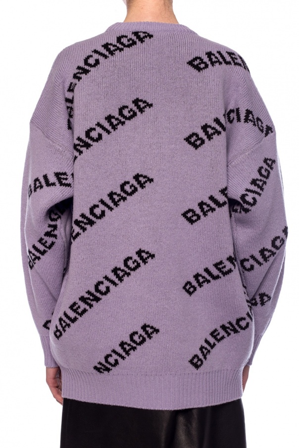 Balenciaga purple sweater online